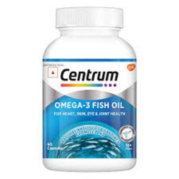 Netmeds | Centrum Omega 3 Fish Oil Capsule 60's