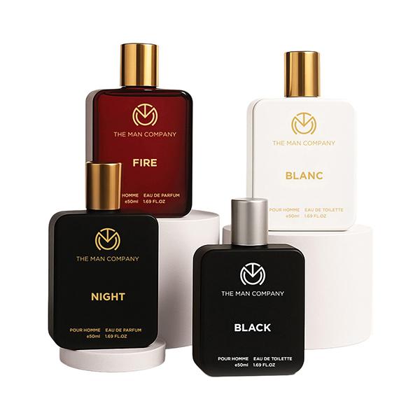 Netmeds | The Man Company Perfume Gift Set For Men 4 x 50ml- A Gentlemans Choice Premium Long-Lasting Perfume 1's
