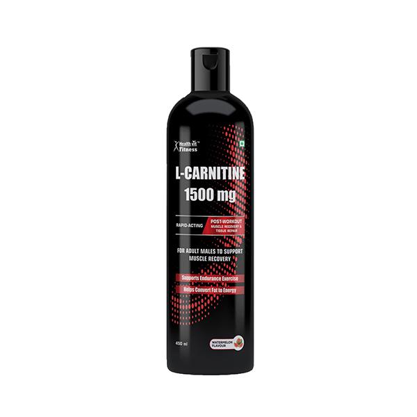 Netmeds | Healthvit L-Carnitine 1500 mg Liquid - Watermelon Flavour 450 ml