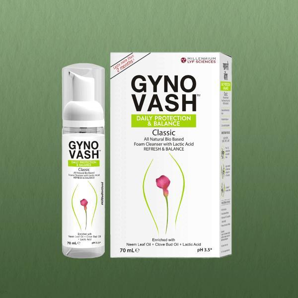 Netmeds | Millennium Lyf Sciences Gynovash Daily Protection & Balance Foam Wash 70 ml