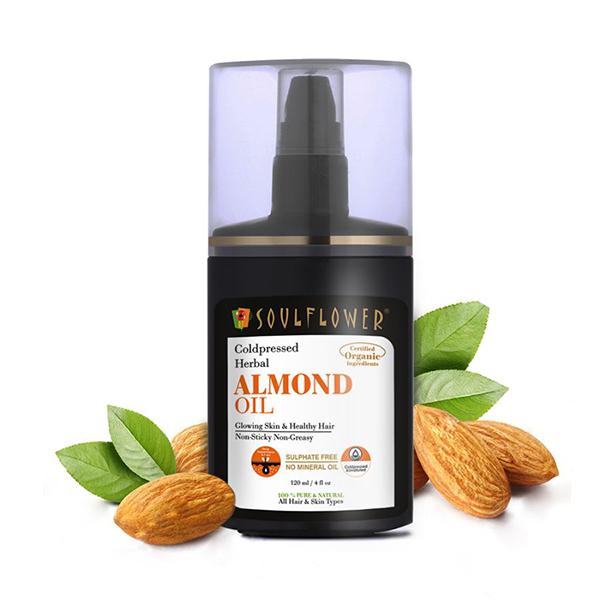 Netmeds | Soulflower Almond Oil 120 ml