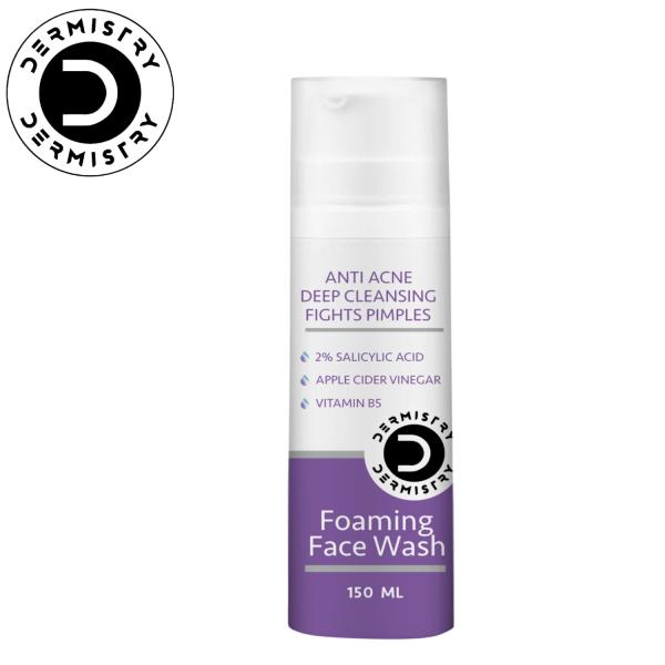 Netmeds | Dermistry Anti Acne 2% Salicylic Acid Foaming Face Wash 150 ml