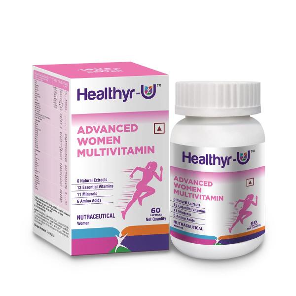 Netmeds | Healthyr-U Advanced Women Multivitamin Capsule 60's