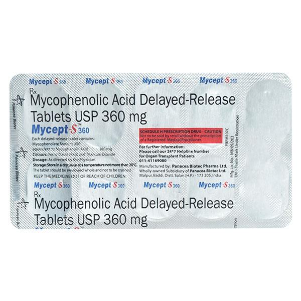 Netmeds | Mycept S 360mg Tablet 10'S