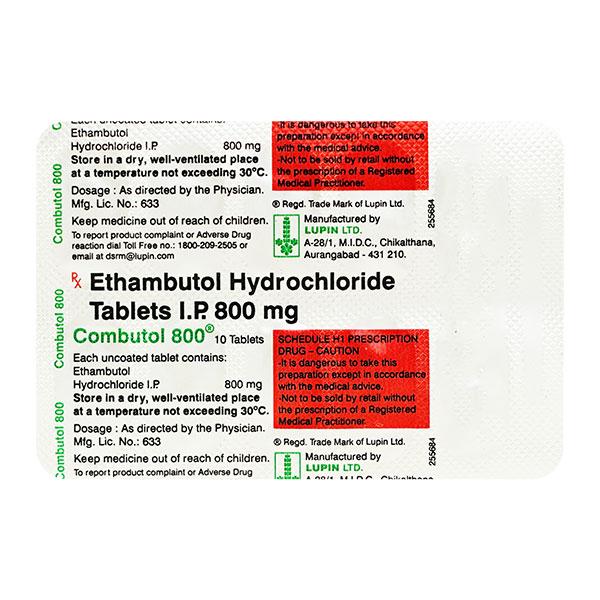 Netmeds | COMBUTOL 800MG TABLET 10'S