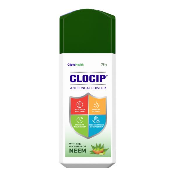 Netmeds | Clocip AntiFungal Dusting Powder - Neem 75 g