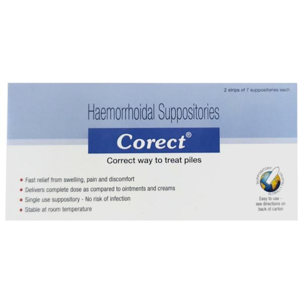 Netmeds | CORECT Suppositories 7's