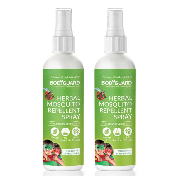 Netmeds | Bodyguard Natural Anti Mosquito Spray (100 Ml x 2) 220 gm