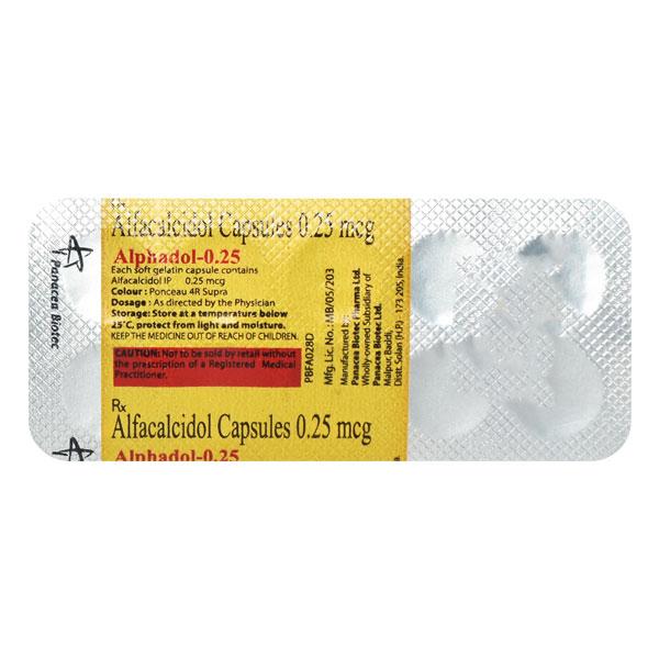 Netmeds | Alphadol 0.25Mcg Capsule 10'S