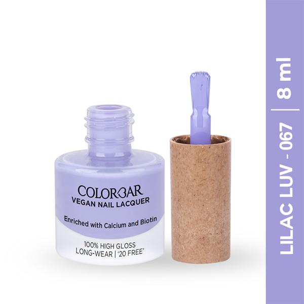 Netmeds | Colorbar Vegan Nail Lacquer-Lilac Luv-067 8 ml