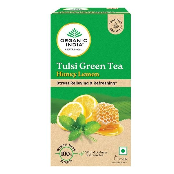 Netmeds | Organic India Tea Bags- Tulsi Honey Lemon 25's