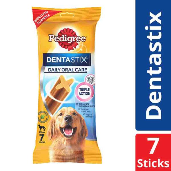 Netmeds | Pedigree DentaStix Sticks for Dogs (25 kg+) 7's