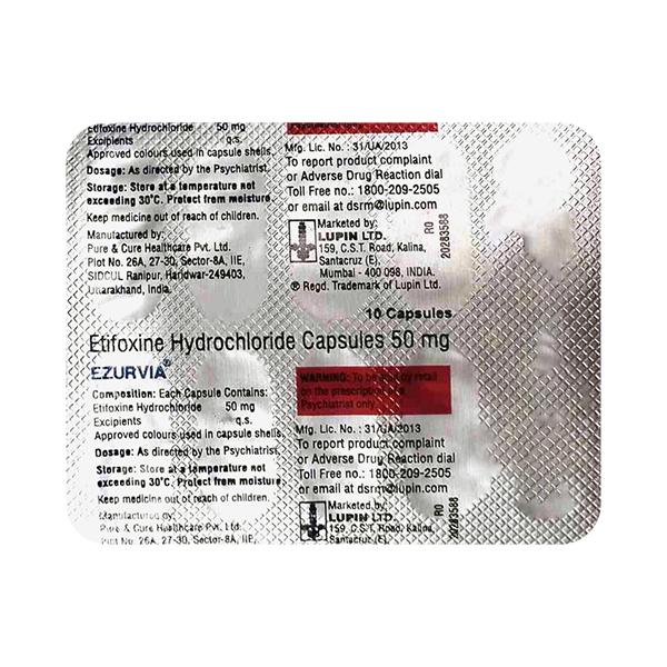 Netmeds | EZURVIA 50mg Capsule 10's