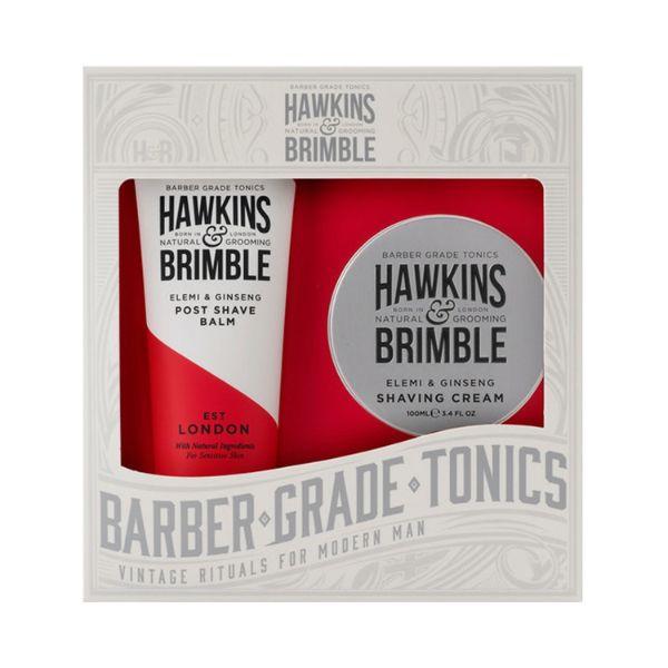 Netmeds | Hawkins & Brimble Shaving Set (Shaving Cream + After Shave Balm) 225 ml
