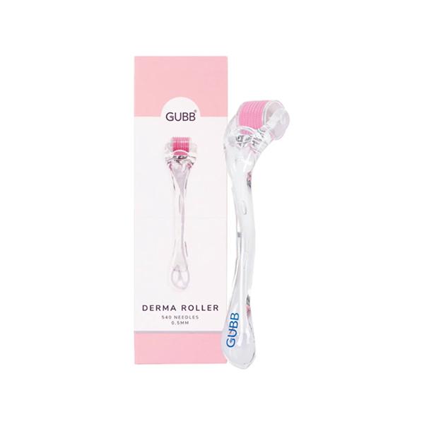 Netmeds | GUBB Derma Roller 0.5mm - Transparent Pink 72 gm