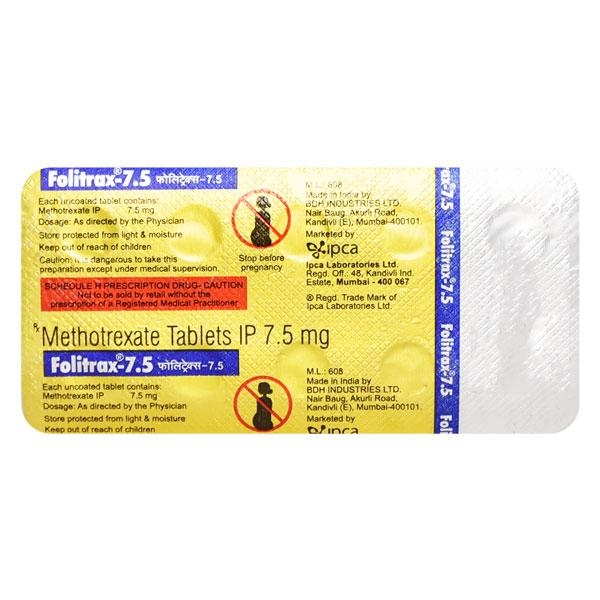 Netmeds | Folitrax 7.5mg Tablet 10'S