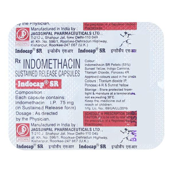 Netmeds | Indocap SR 75mg Capsule 10'S