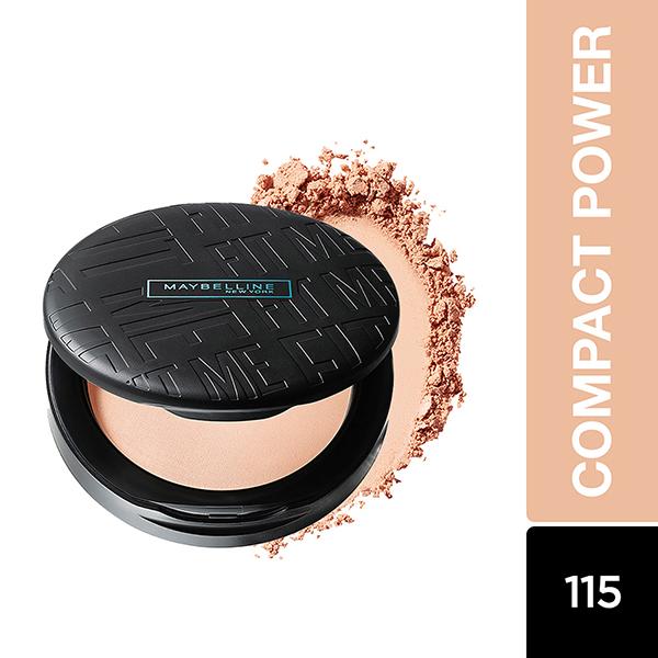 Netmeds | Maybelline New York Fit Me 12Hr Matte+Poreless Powder SPF28 PA+++ Oil Control Compact, 115 Ivory 8gm