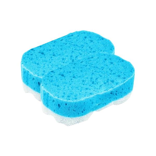 Netmeds | GUBB Dual Massage Bath Sponge - Blue 50 gm