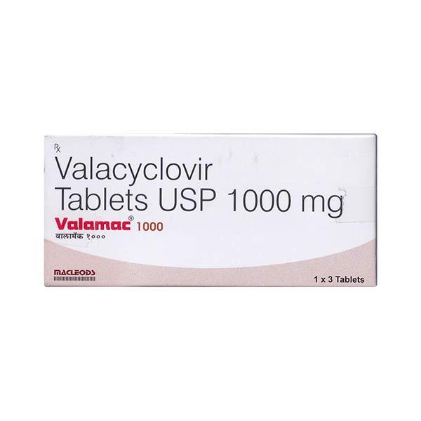 Netmeds | Valamac 1000mg Tablet 3'S