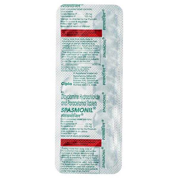 Netmeds | Spasmonil Tablet 10'S