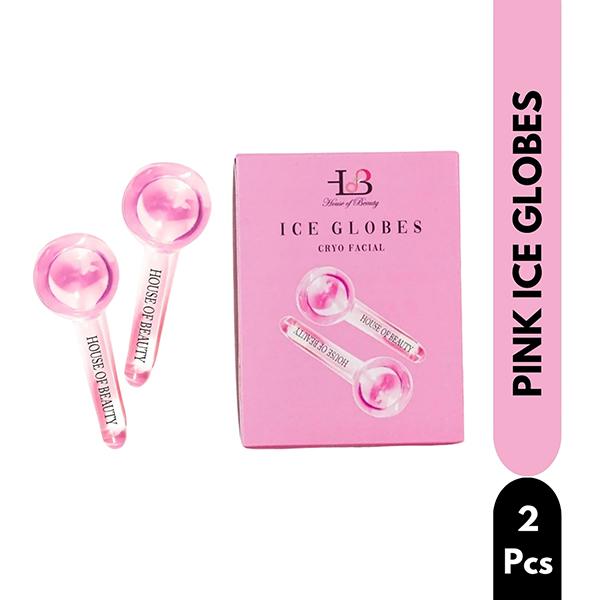 Netmeds | House of Beauty Ice Globe-Pink-Puffy Eyes, Face Lifting, Digital Eyes Stress Reduction (1Pair) 1's