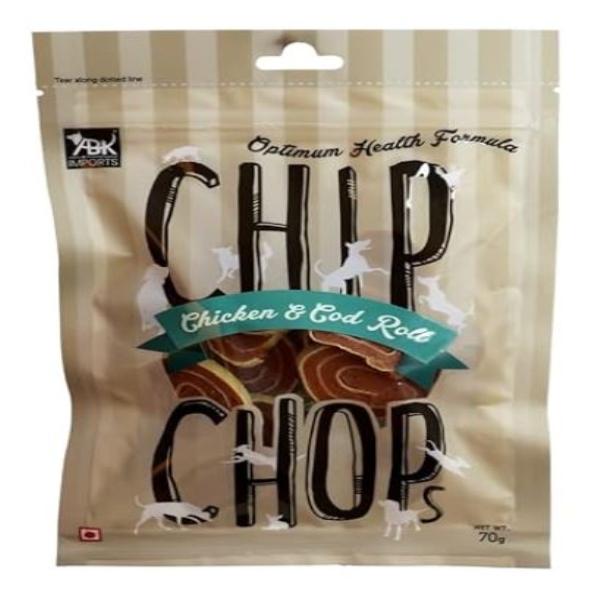 Netmeds | Chip Chops Chicken & Codfish Rolls 70 gm