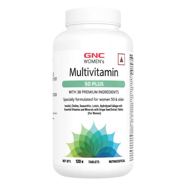 Netmeds | GNC Women's Multivitamin 50 Plus Tablet 120's