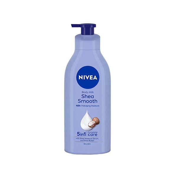 Netmeds | NIVEA Body Lotion, Shea Smooth Milk, For Dry Skin 600 ml