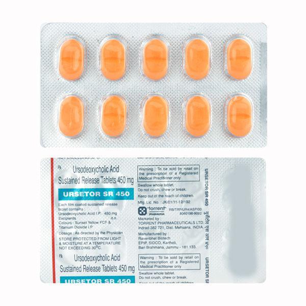 Netmeds | Ursetor SR 450mg Tablet 10'S
