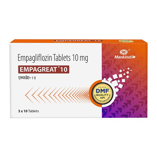 Netmeds | EMPAGREAT 10 Tablet 10's