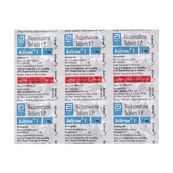 Netmeds | Acitrom 1mg Tablet 30'S