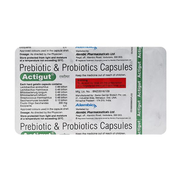 Netmeds | Actigut Capsule 10'S