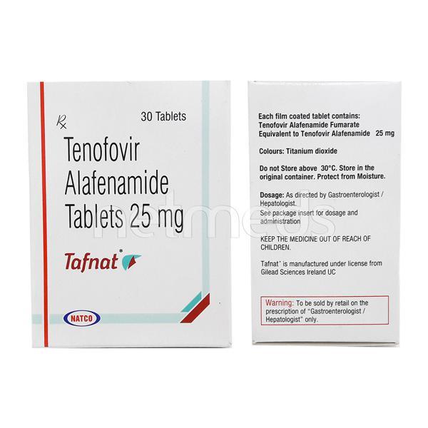 Netmeds | Tafnat 25mg Tablet 30'S