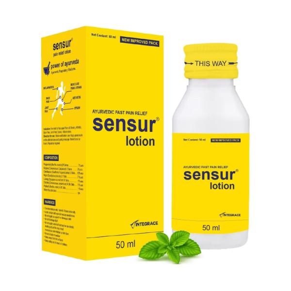 Netmeds | Sensur Ayurvedic Fast Pain Relief Lotion 50 ml