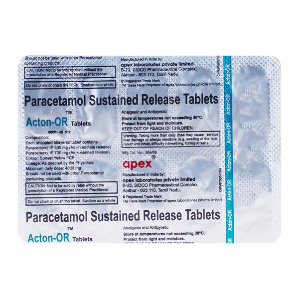 Netmeds | Acton OR Tablet 10'S