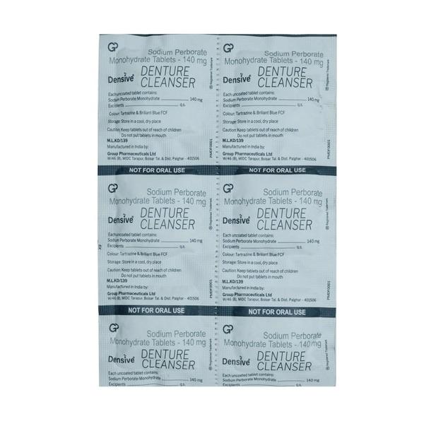Netmeds | DENSIVE DENTURE CLEANSER Tablet 6's