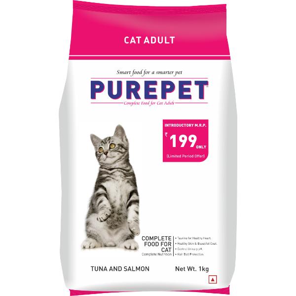Netmeds | Purepet Adult Cat Food - Tuna & Salmon 1 kg