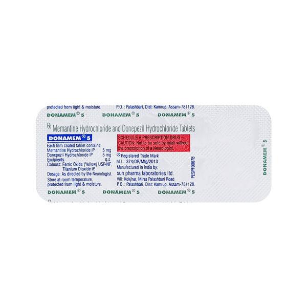 Netmeds | Donamem 5mg Tablet 10'S