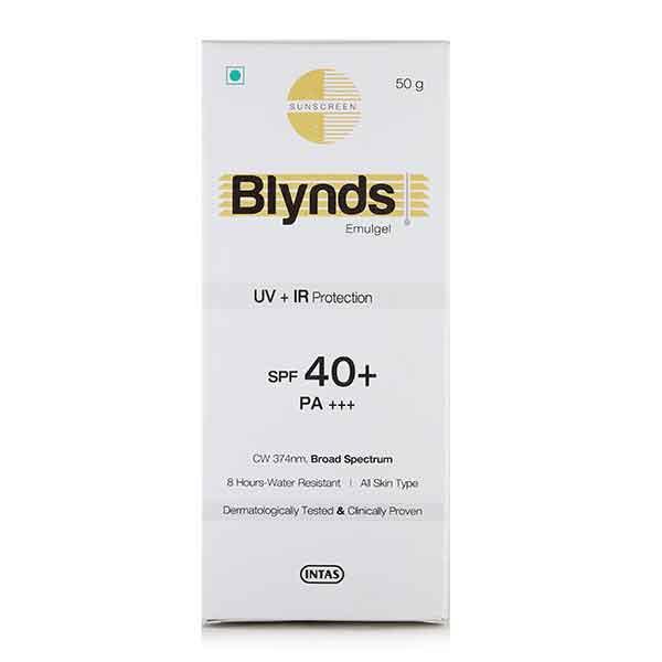 Netmeds | BLYNDS SPF 40+ PA+++ Emulgel 50gm
