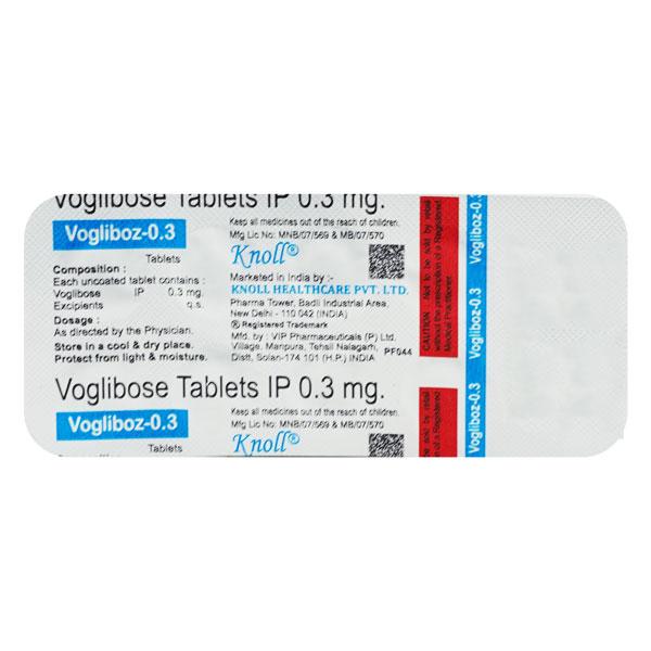 Netmeds | Vogliboz 0.3mg Tablet 10'S