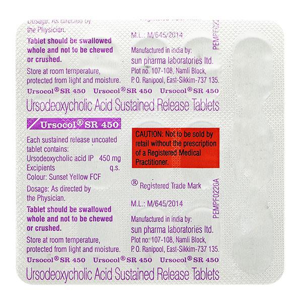 Netmeds | Ursocol Sr 450Mg Tablet 15's