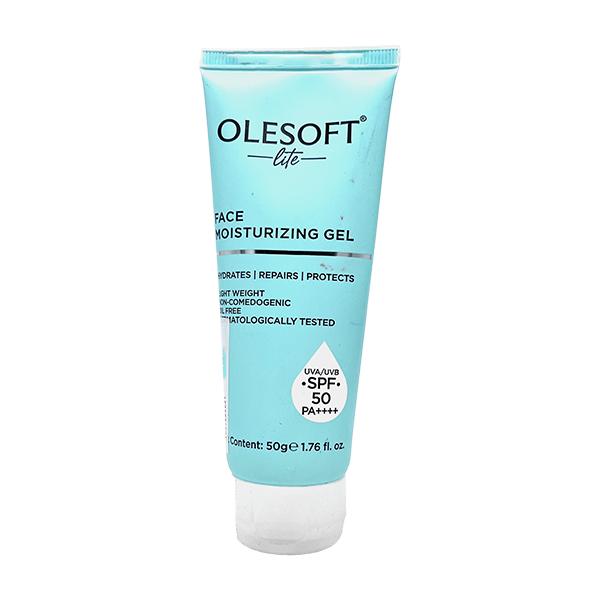 Netmeds | OLESOFT LITE FACE MOISTURIZING SPF 50 PA ++++ UVA/UVB Gel 50g