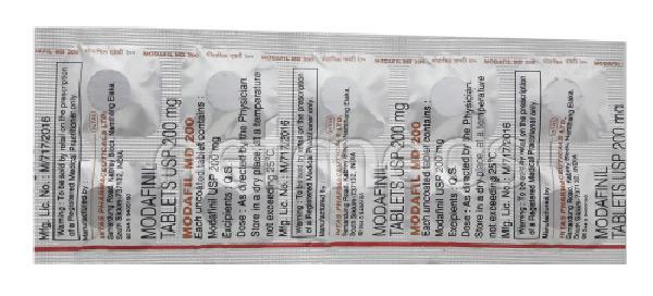 Netmeds | Modafil MD 200mg Tablet 10'S