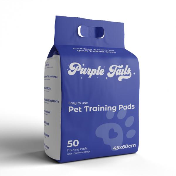 Netmeds | Purple Tails Pet Training Pads (45x60 cm) 50's