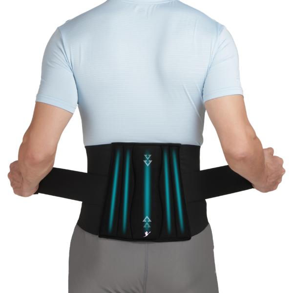 Netmeds | Flamingo Lumbar Sacro Belt - Black (OC - 2001) (L)