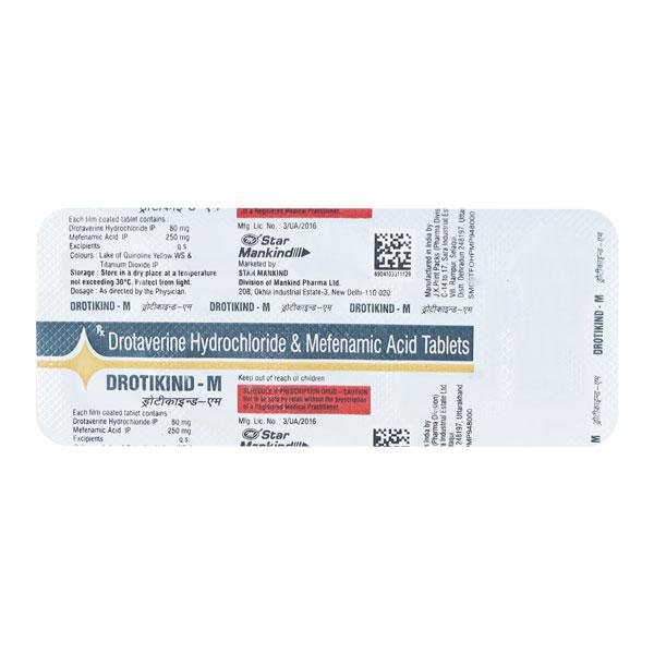 Netmeds | Drotikind M Tablet 10'S