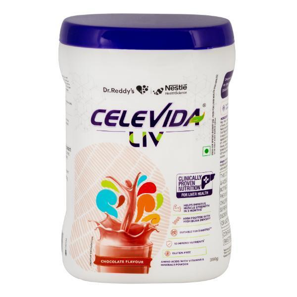 Netmeds | Celevida Liv - Chocolate Flavour Powder 390 g
