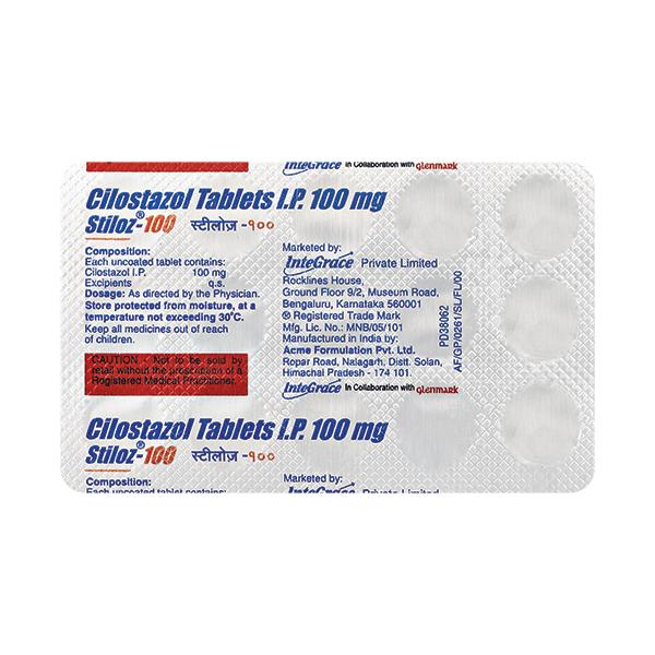 Netmeds | Stiloz 100mg Tablet 15'S