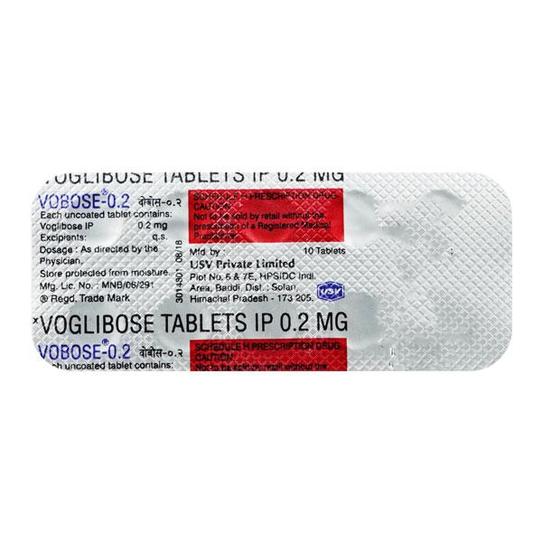 Netmeds | Vobose 0.2mg Tablet 10'S